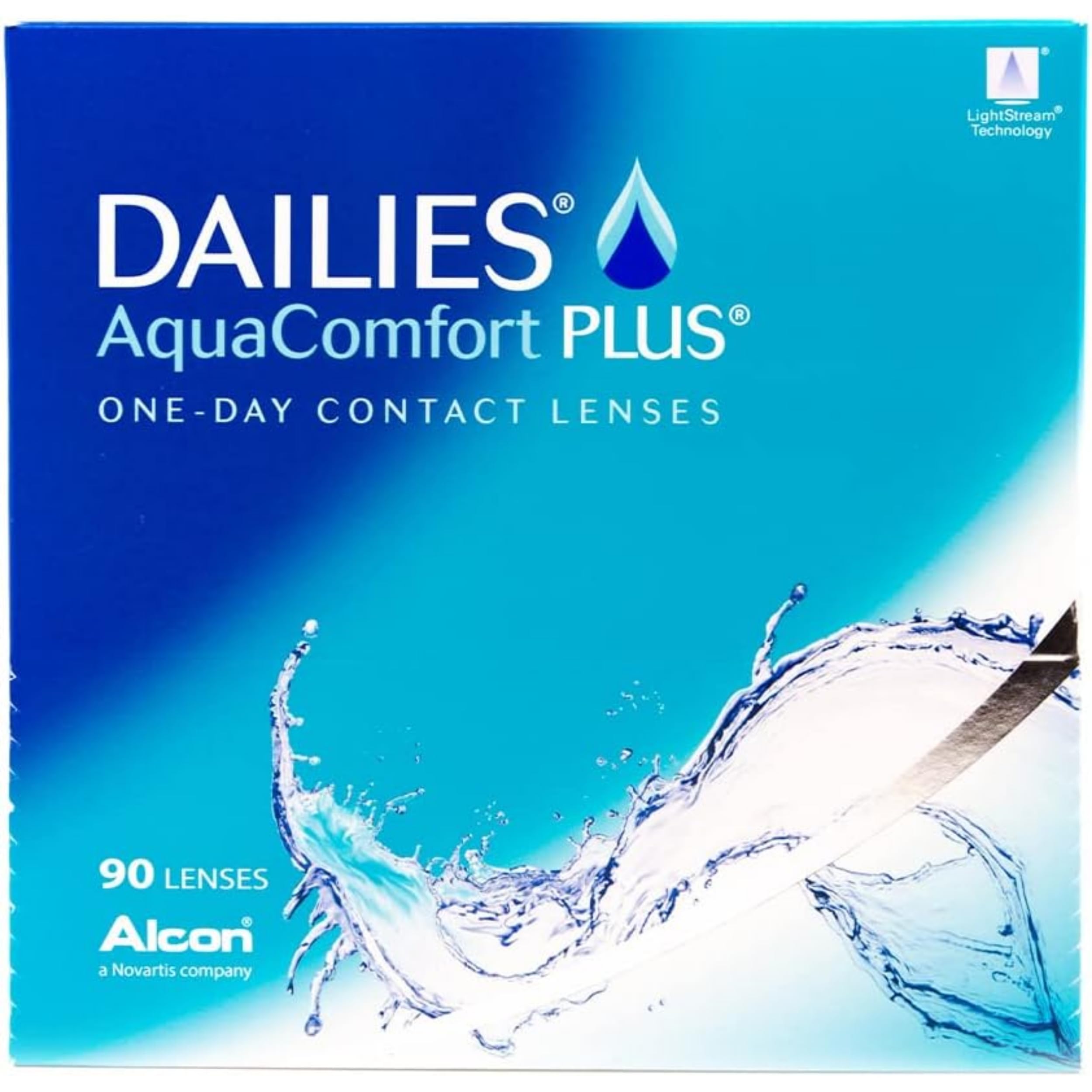 Dailies Aquacomfort Plus Contact Lenses (90/pack, -0.50,8.7,14,90)