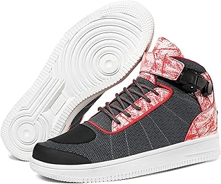 Casual Zapatos para Montar En Moto,Elegante Cima Mas Alta Respirable Zapatos de Moto para Hombre,Bicicleta de Calle Fuera de la Carretera Botas de Moto para Mujer,Unisexo