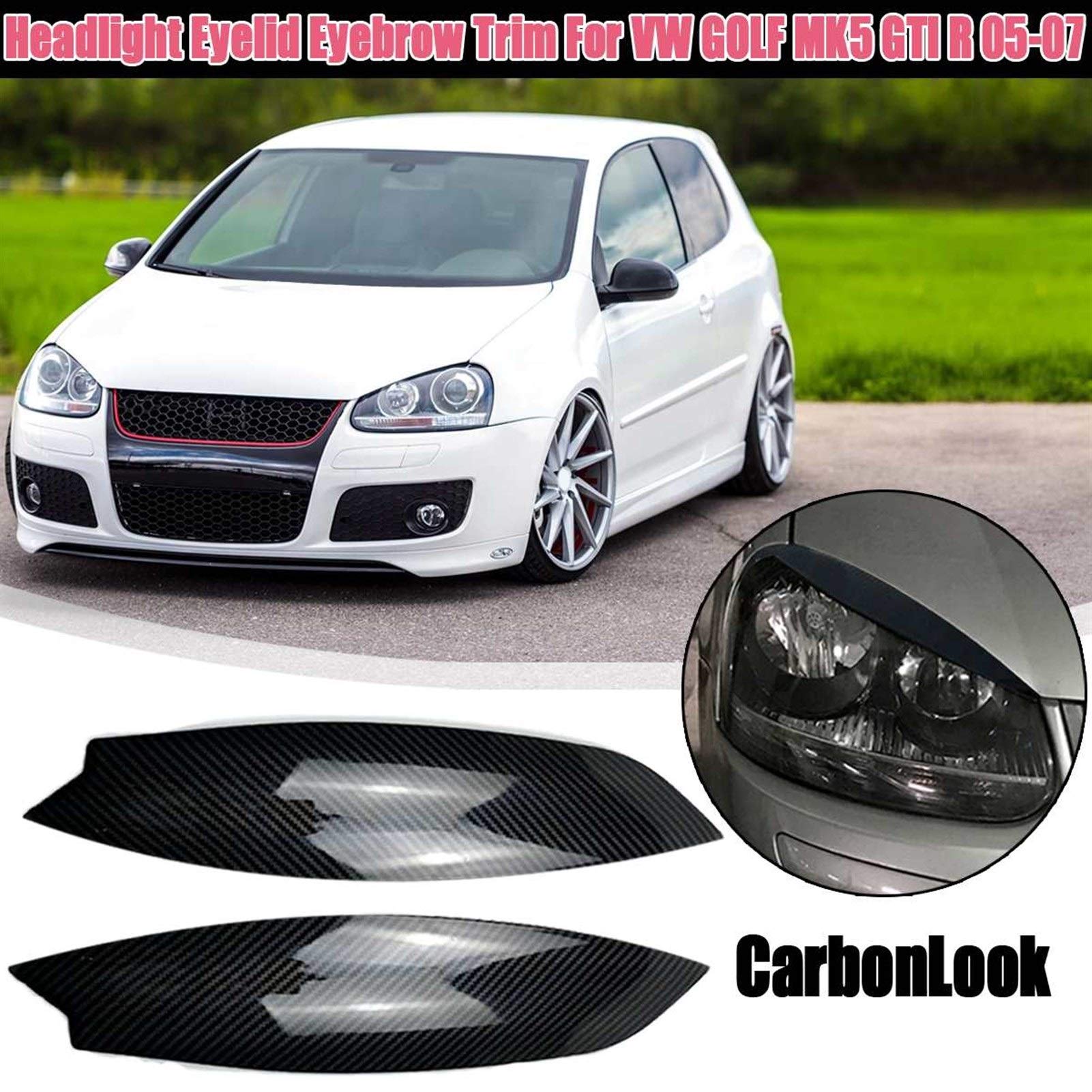 Buy Headlamp Eyebrows For V&W For V&W For GOLF MK5 For GTI R 2005 2006