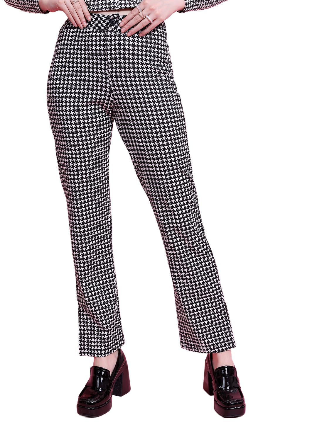 tokyo talkies Women's Regular Fit Regular Trousers | Stretchable Trousers | Casual Trousers| Mid-Rise-picture-19