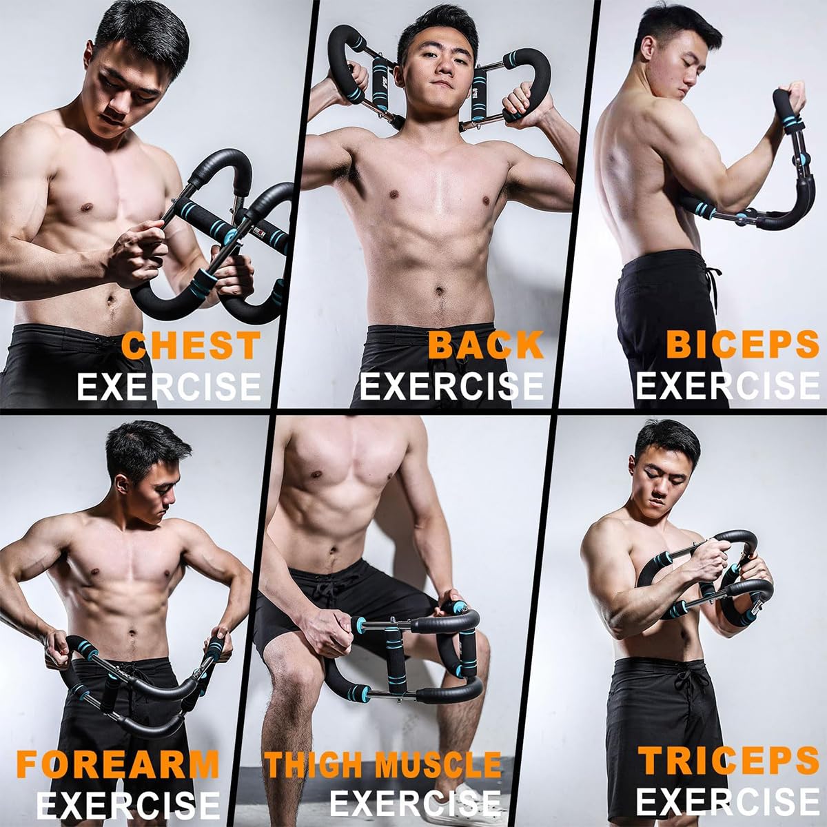 Ultimate Twister Arm Exerciser,Espansore Toracico Regolabile, Tricipiti,Spalle,Schiena,Rafforzamento Degli Avambracci,Macchina per L'allenamento Della Forza Della Parte Superiore Del Corpo per La Casa