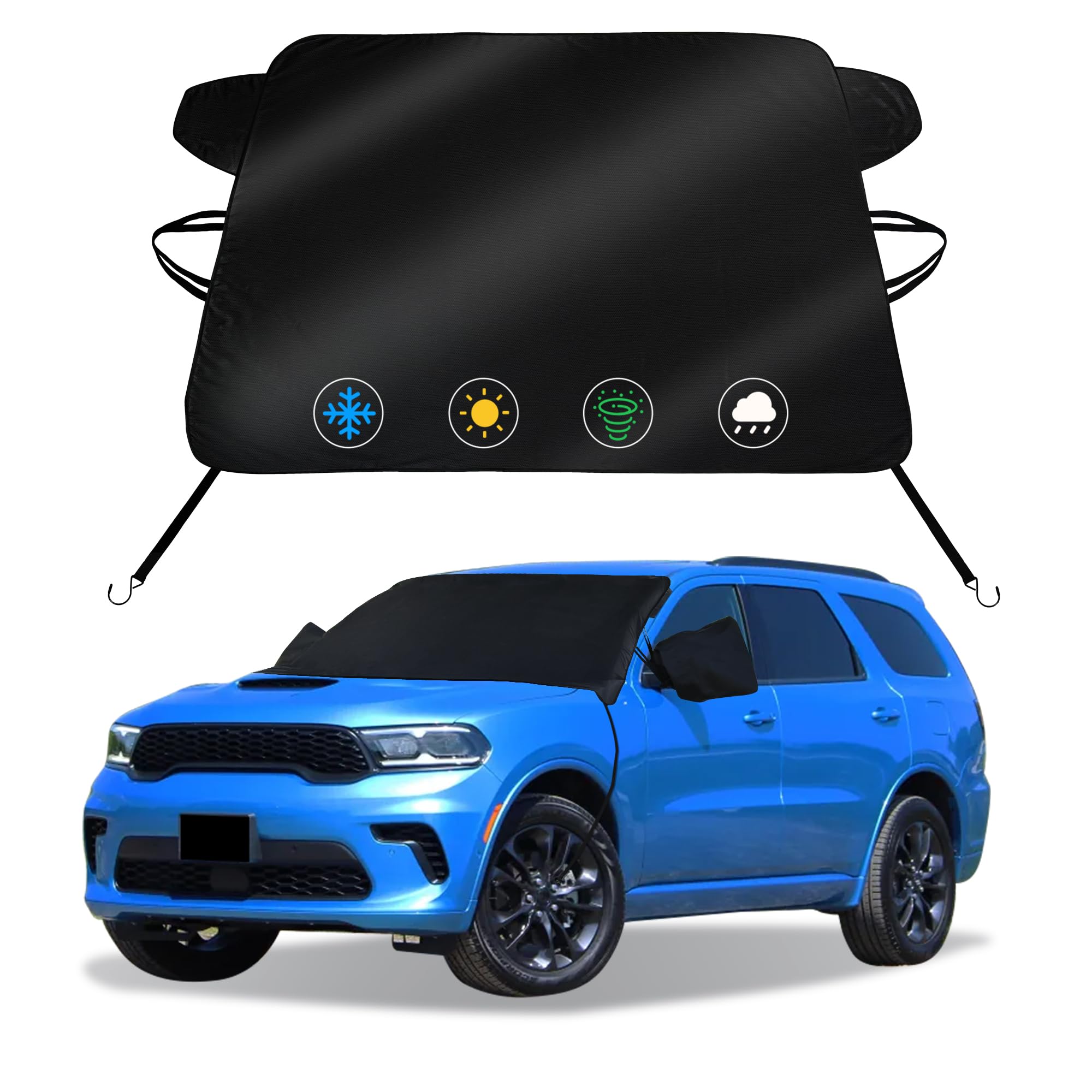 Windshield Cover for Ice &amp; Snow for Dodge Durango 2011-2025 2026 2027