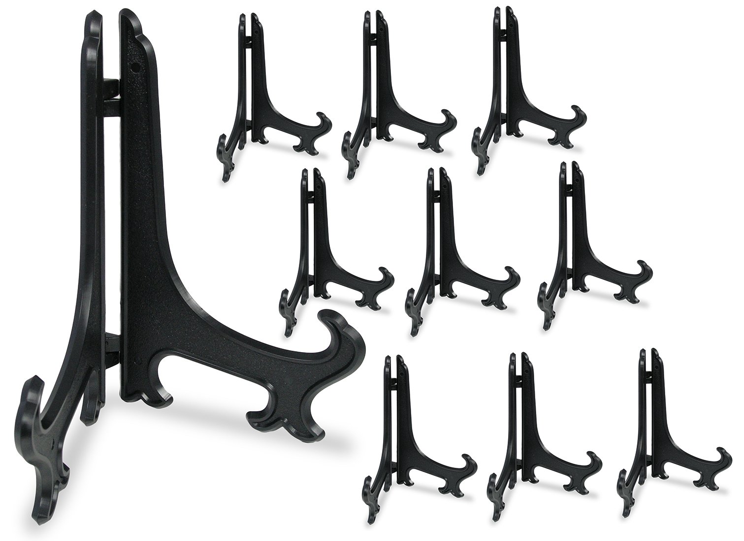 BANBERRY DESIGNS Plastic Folding Black Easels - 7