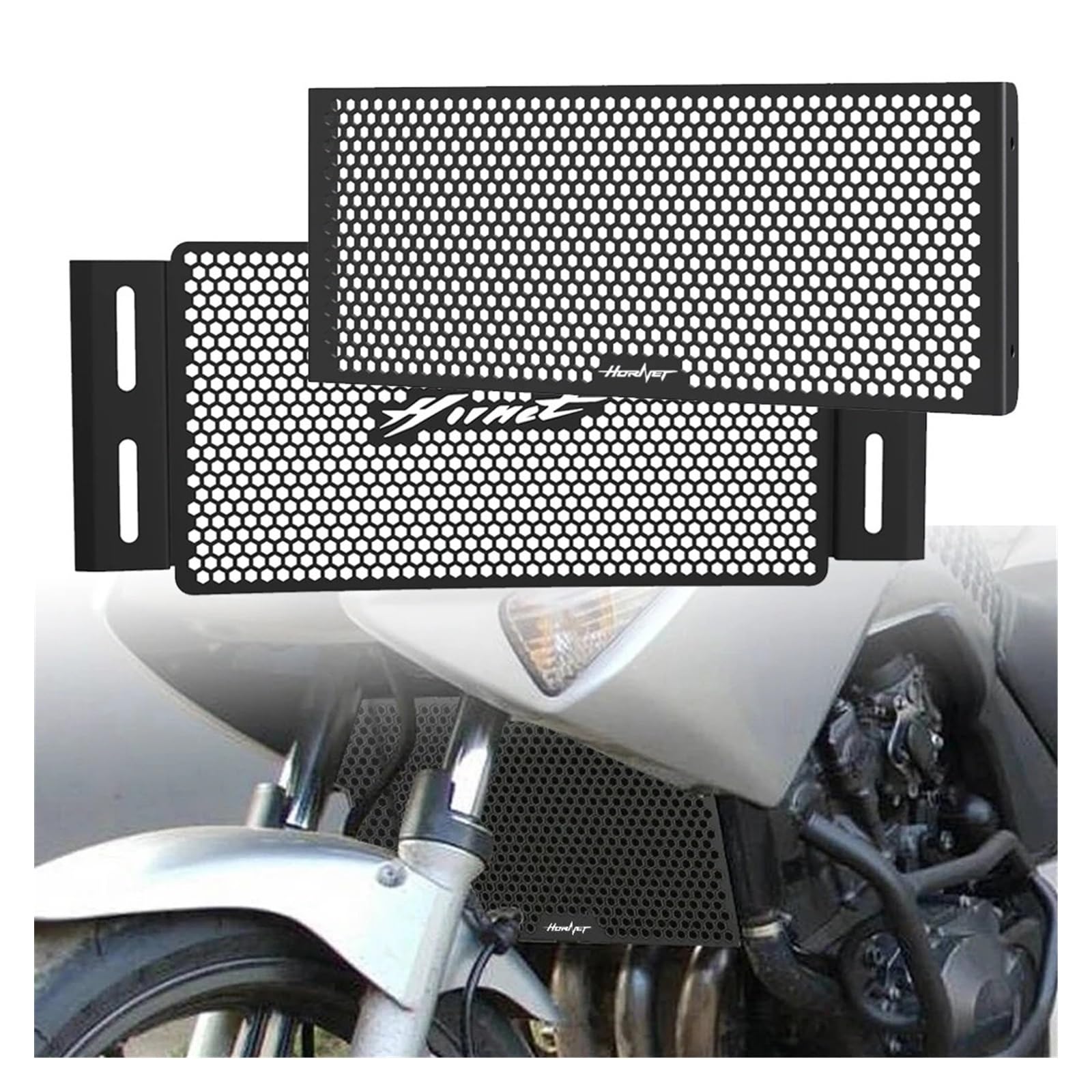 Radiatore Copertura Protettiva Per Ho&nda CBF600 CB600F Hornet 2008-2013 2012 2011 2010 2009 CBF 600 CB 600F Moto Griglia Del Radiatore Protezione Della Copertura di Protezione