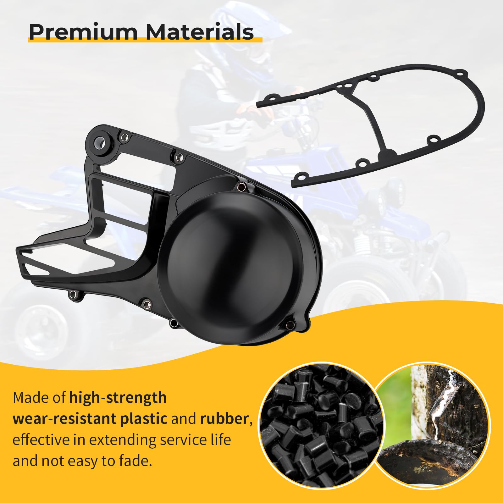 エンジン左側ステーターカバーとシール 200 1988～2006 YFS200 2XJ