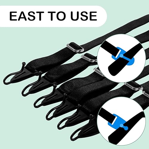 Miniatura 4 de Oudain Paquete de 6 correas ajustables para gafas para niños, correa para gafas para niños, correa para gafas deportivas