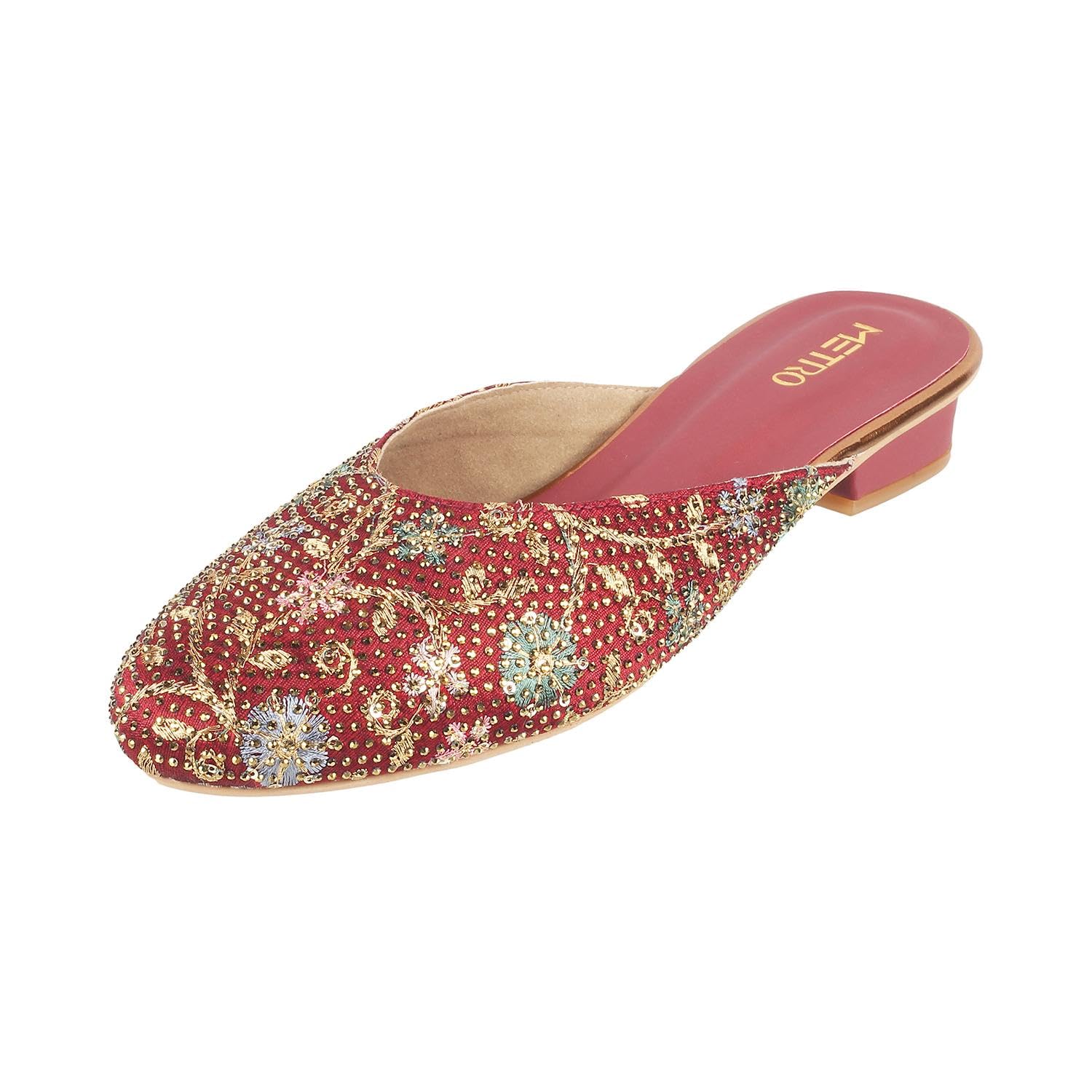 metro Women Ethnicwear Mules-picture-44