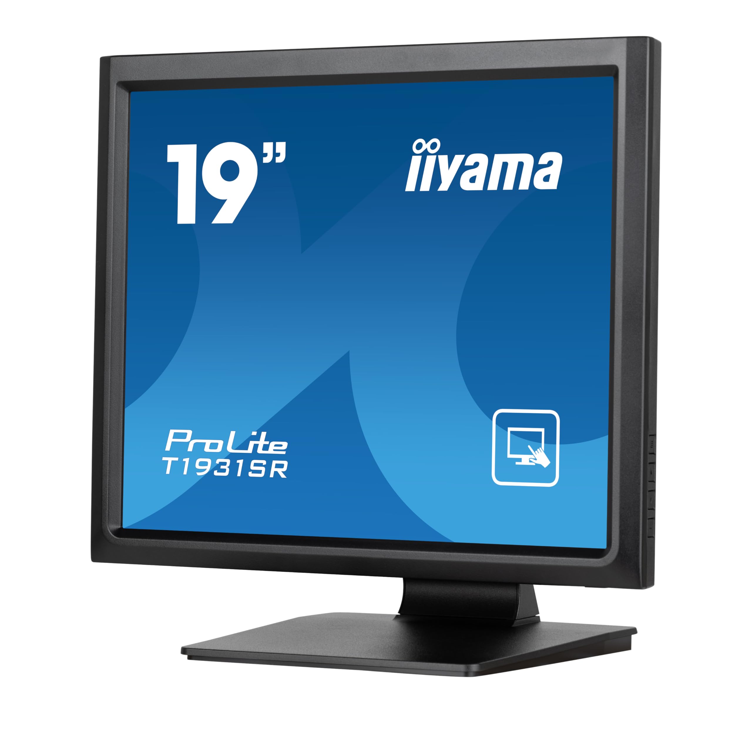 iiyama Prolite T1931SR-B1S 48 cm 19" monitor LED IPS SXGA Single Touch resistiv VGA HDMI DP IP54 czarny