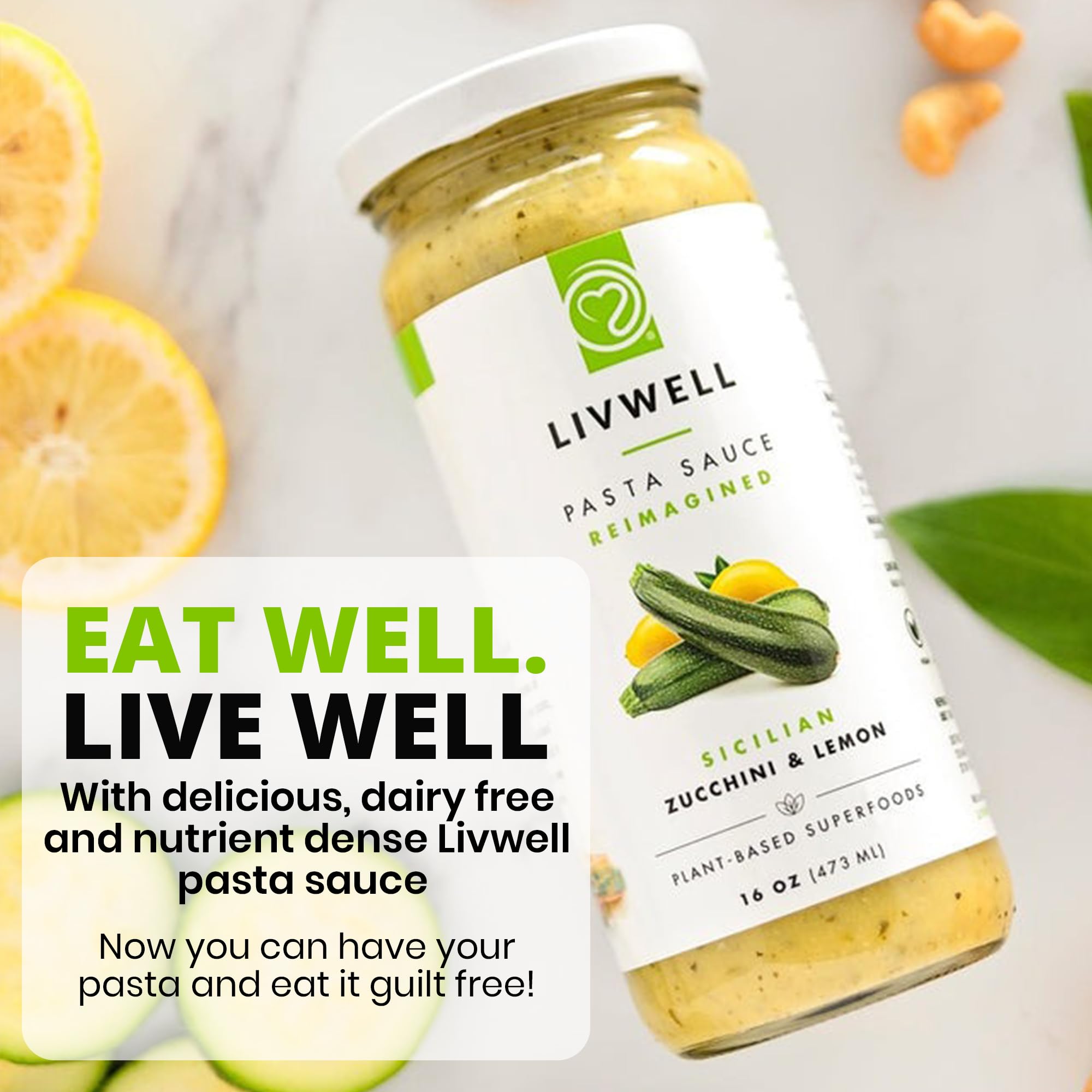 Amazon.com : LIVWELL Sicilian Zucchini Pasta Sauce - Pack of 6
