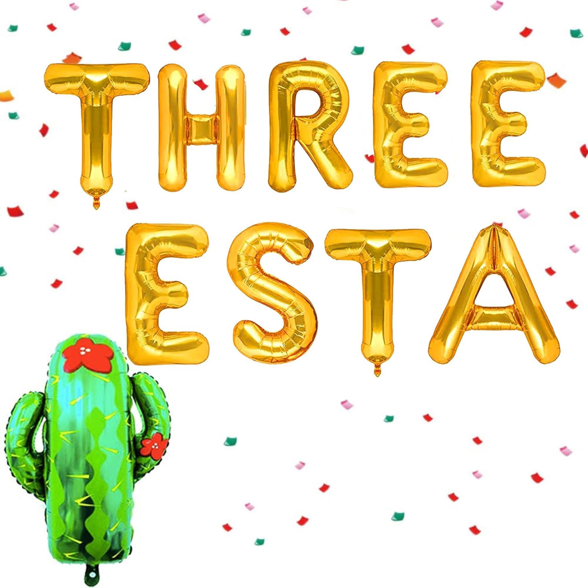 LaVenty Mexican 3rd Birthday Decoration - Three Esta Fiesta Party Decorations