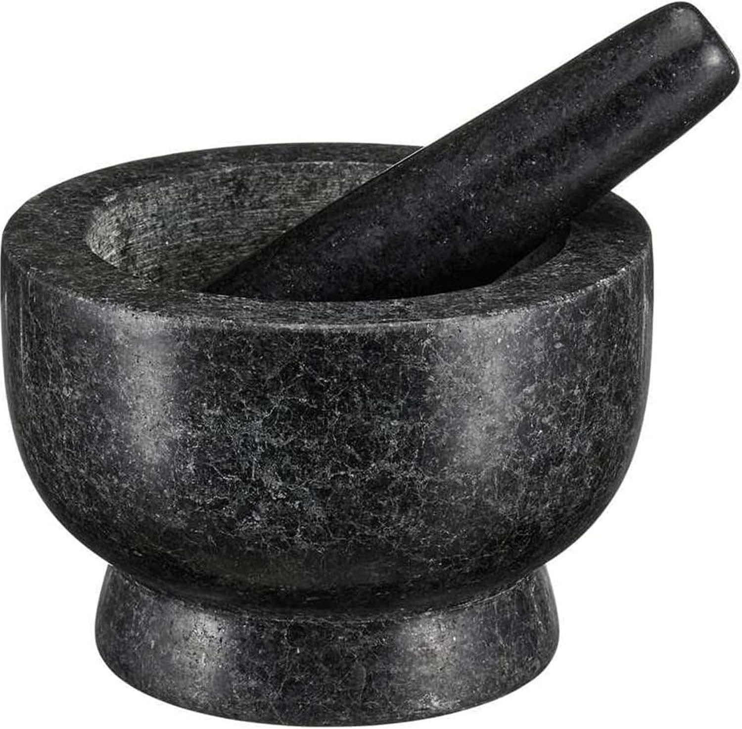 Amazon.de: MEISTERKOCH Mörser mit Stößel aus Granit für Gewürze, groß ...