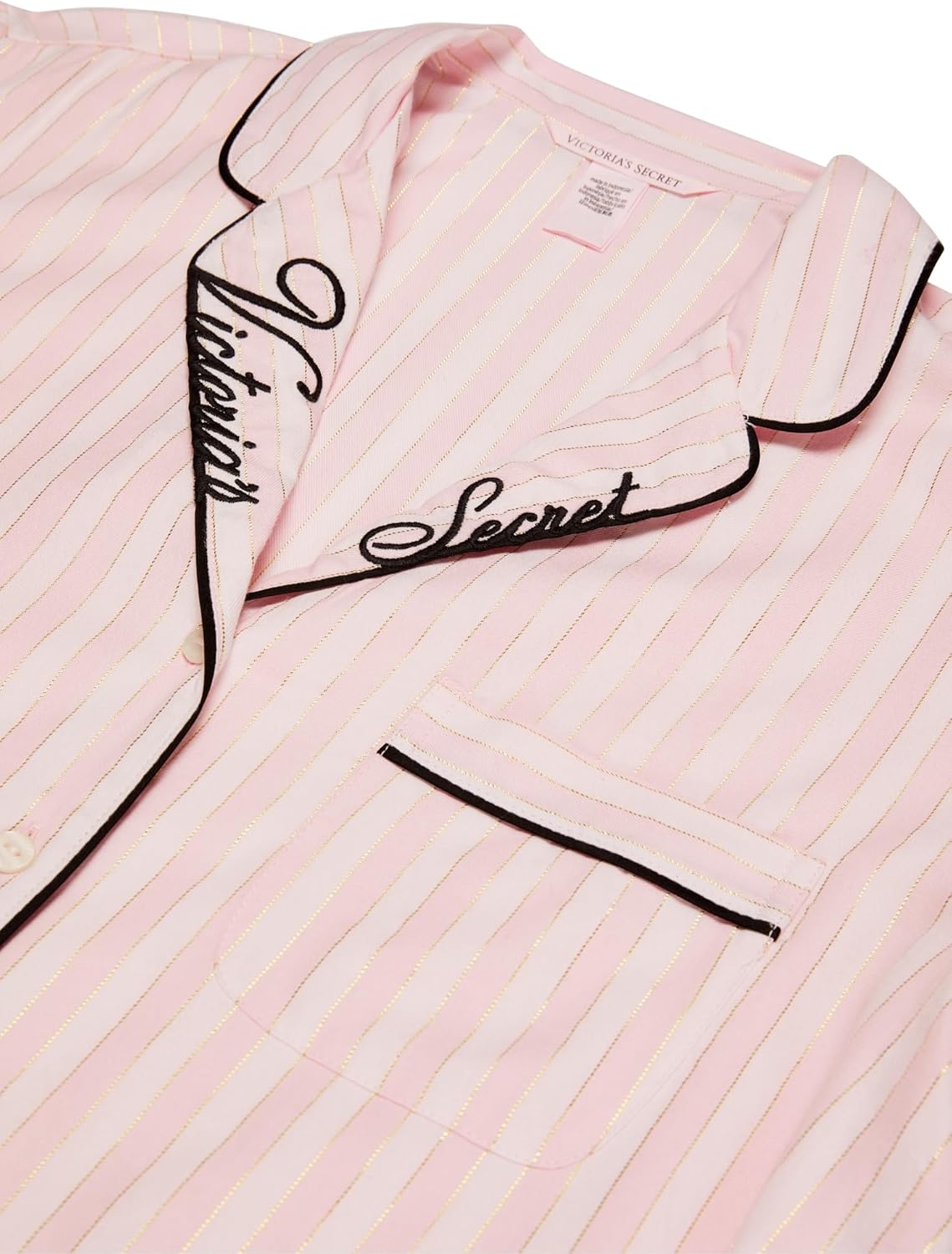 Victoria's Secret Flannel Pajama Set, Long Sleeve Button Down Shirt & Pants, Sleepwear for Women (XS-XXL) - Image 4