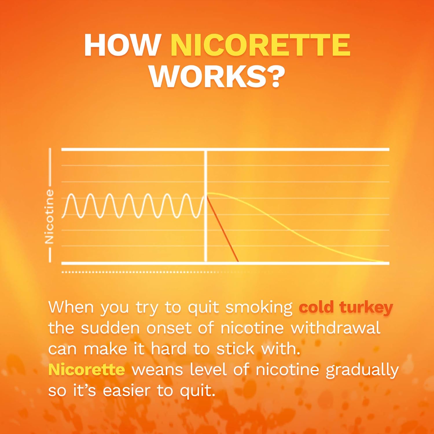 Nicorette 4mg Nicotine Gum to Help Quit Smoking - Fruit Chill Flavored Stop Smoking Aid, 160 Count : Health & Household