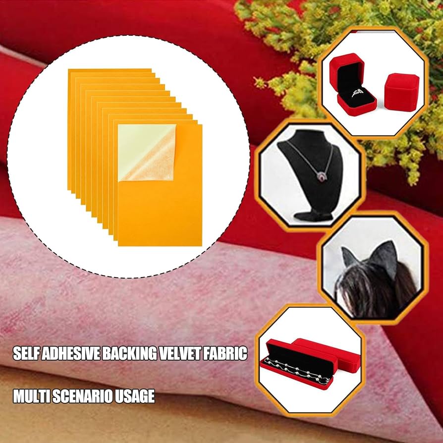 ハンドメイド。フエルト画像用。 Amazon.co.jp: Shxupjn 貼り付けフェルト、粘着フェルトシート