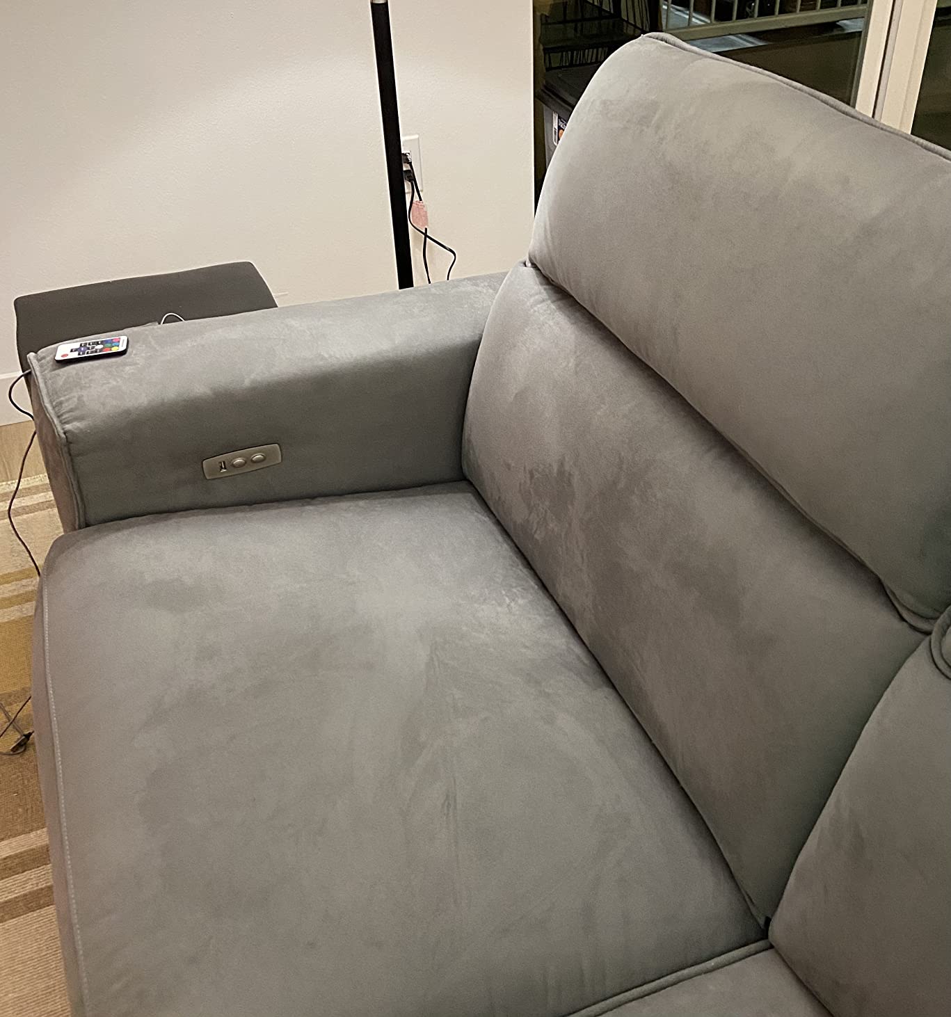 112/mo Finance NOUHAUS Power Sofa Electric Couch. Modern Couch