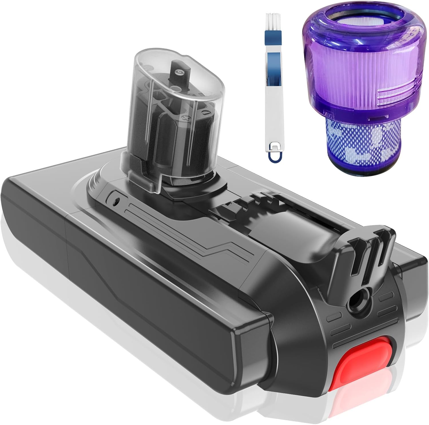 25.2V 6.0Ah 6000mAh Click-in Battery Replacement Compatible with Dyson V11 Torque Drive/Animal/Complete Extra/Absolute Pro and V15 SV15 SV16 SV22 Vacuums