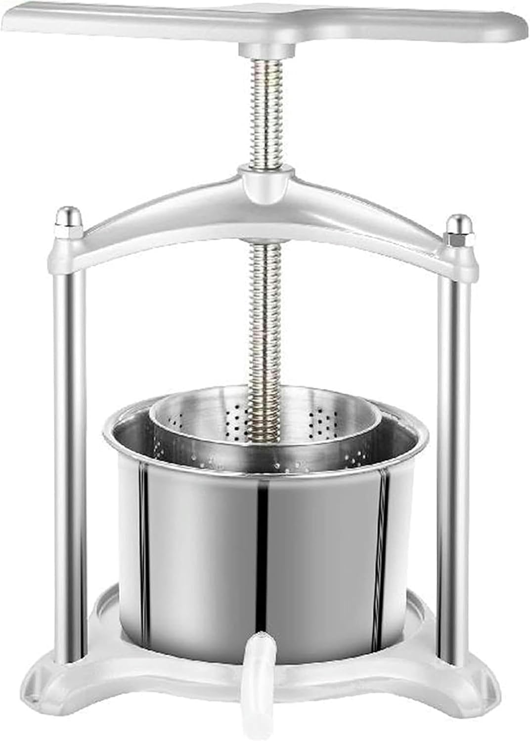 Wine Press, 3L Stainless Steel Consider, Wine Press House Manual for Wine Manufacture, Fruit and Vegetable Press ~/
