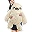 Winsterch Giant Fluffy Sloth Stuffed Animal for Boys and Girls, Big Teddy Plush Toy - Ivory, 27.5 Inches
