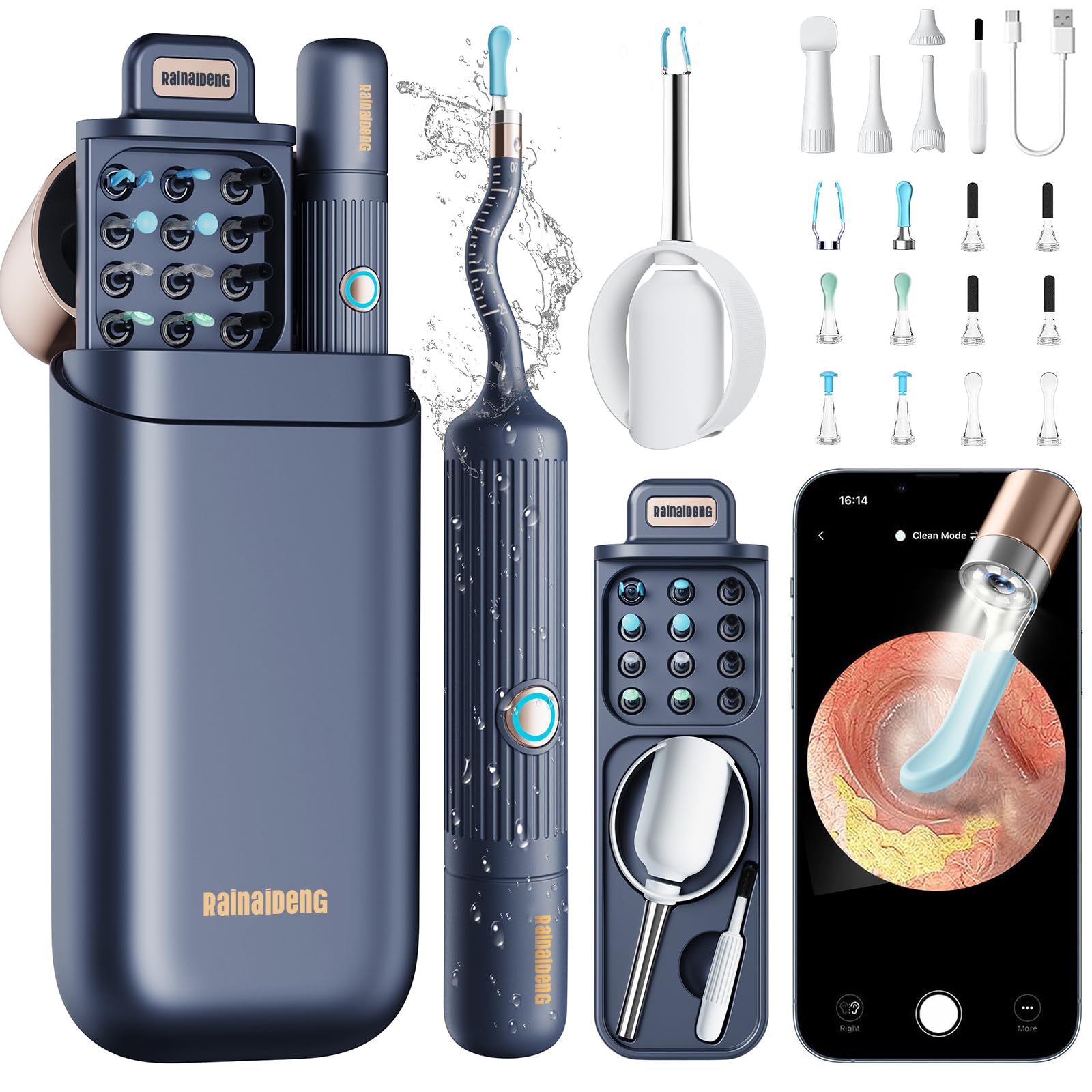 Ear Wax Removal Kit: Ear Cleaner with Painless Visual Tweezers