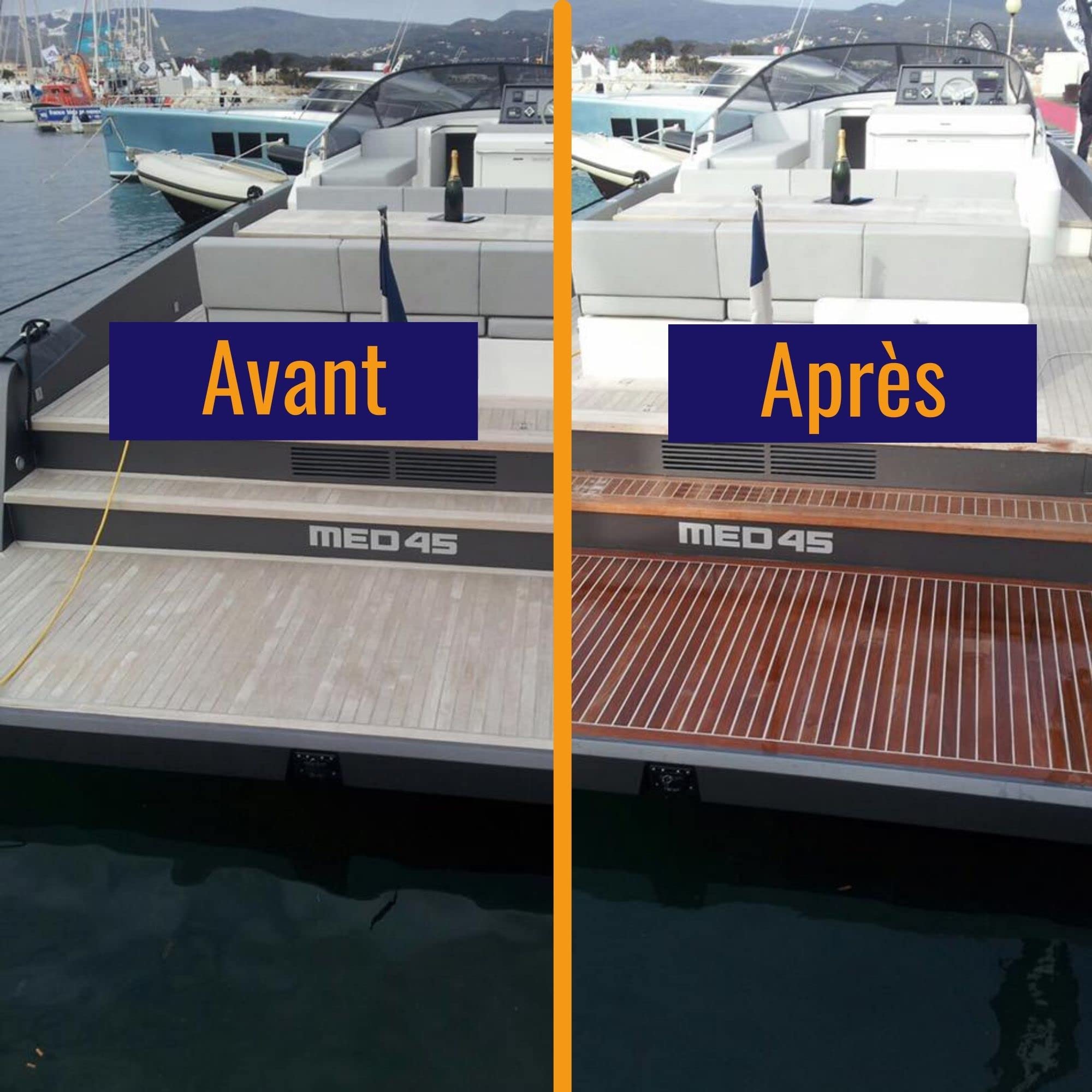 Multi-Usage 5L | Nettoyant Bateau concentré | nettoie, détache, dégraisse et protège Le Bateau intérieur et extérieur. Biodégradable 98%. Fabriqué en France Depuis 30 Ans