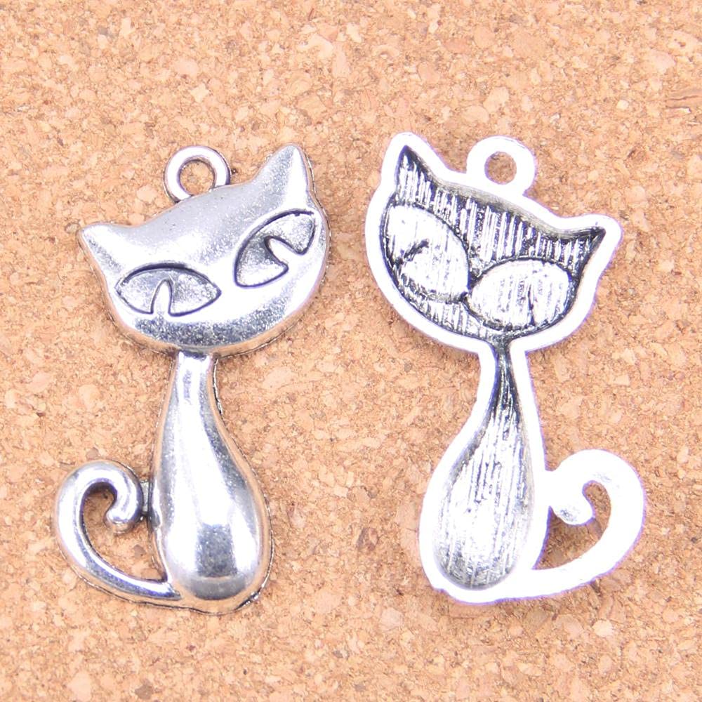 Tibetaanse Bedel Tree of Life (20 x 17 x 1 mm) Antiek Zilver (10 stuks