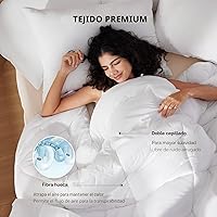 Vista 3 de Bedsure - Edredón de color liso