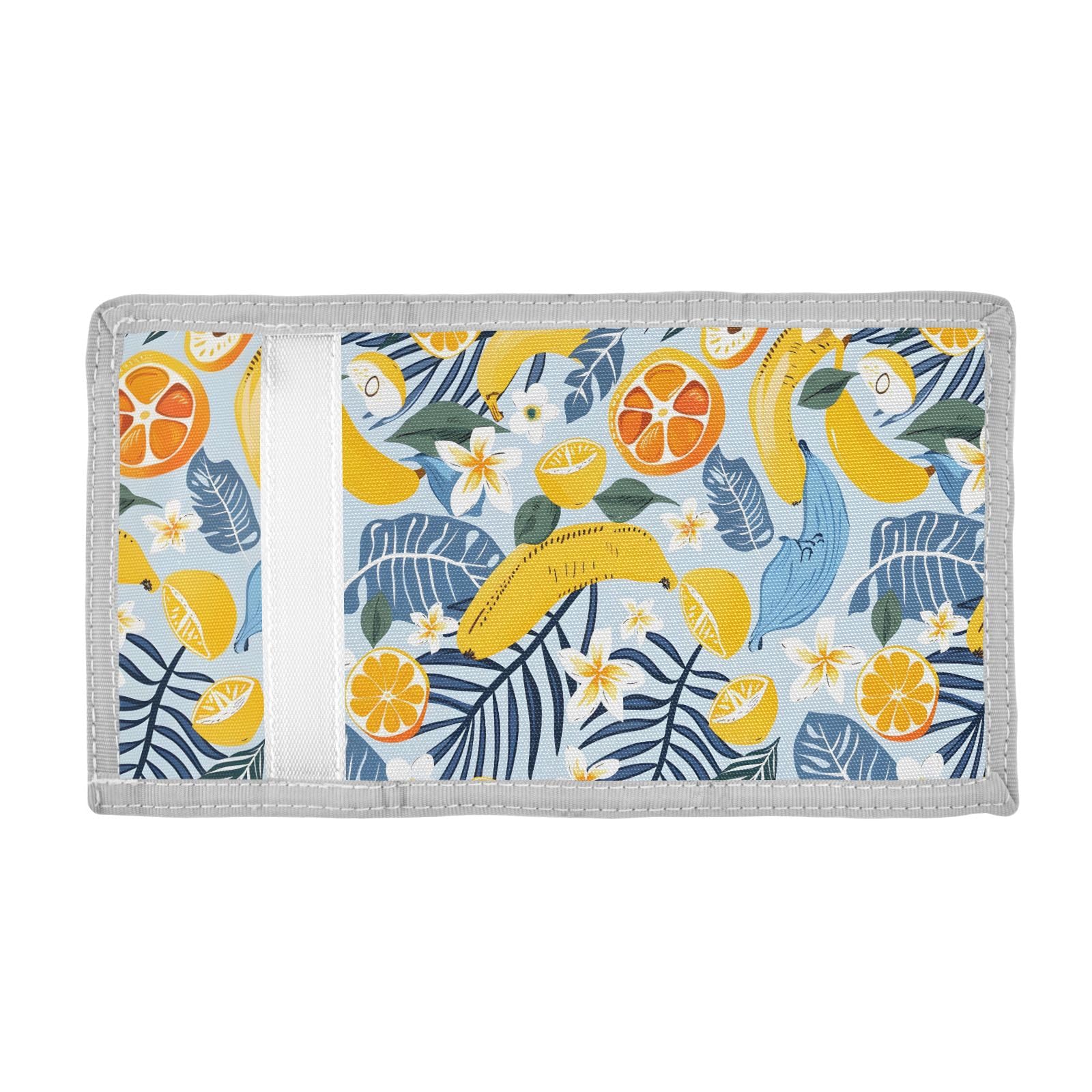 ALAZA Kids Wallets for Boys Girls Toddler Trifold Wallet Children Small Summer Fruits with Zipper Coin Pocket