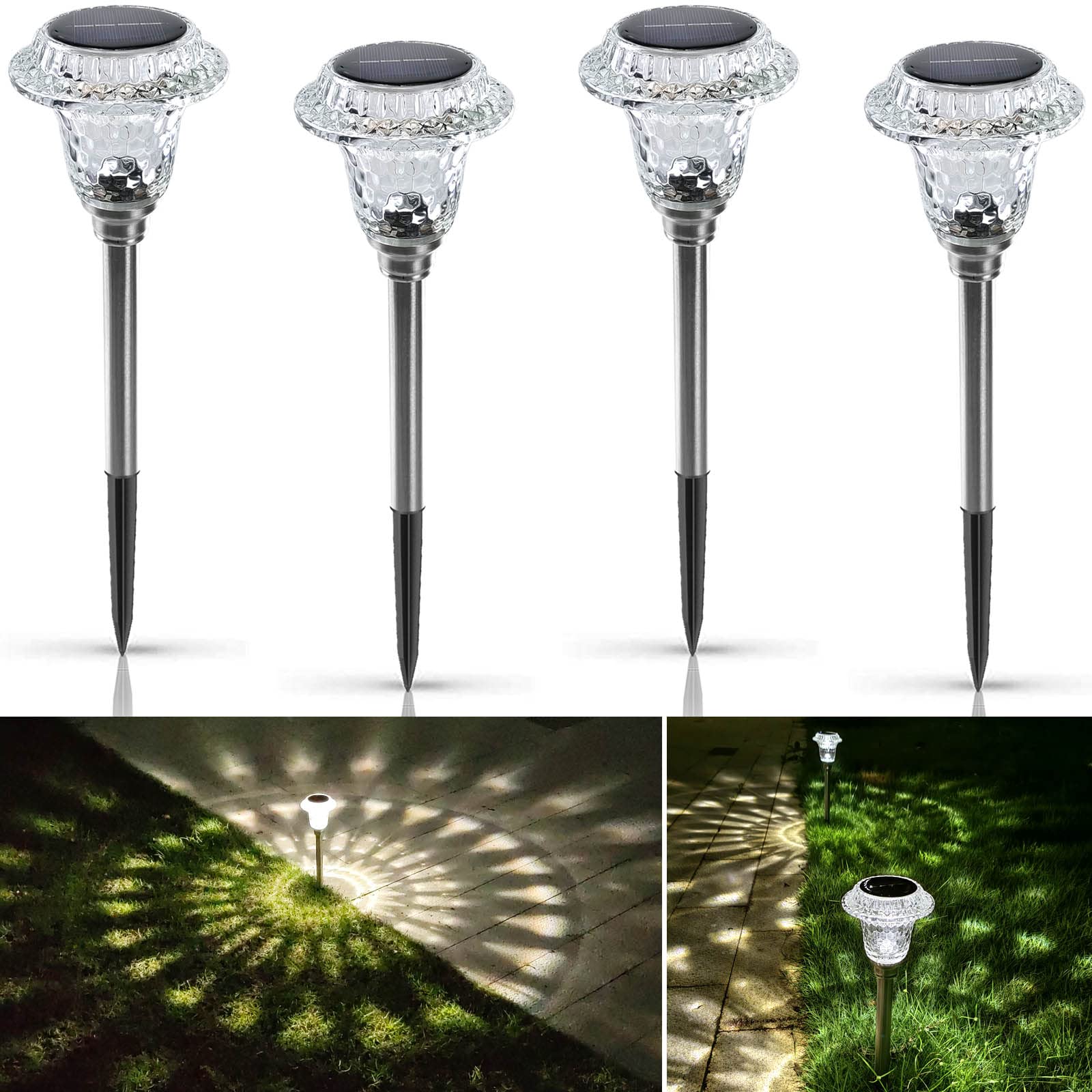 Lot De 2 Lampes Solaires Pour Extérieur Et Jardin - Protection IP65 Fleurs Solaires Pour Exterieur Roses Exterieures Resistantes Aux Intemperies 96570432 Lot De 2 Lampes Solaires Pour Extérieur Et Jardin - Protection IP65 Fleurs Solaires Pour Exterieur Roses Exterieures Resistantes Aux Intemperies 96570432