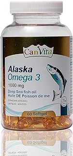Canvita Halal Omega 3 - Fish Oil Supplement 1000mg– Halal Softgel, helps support eye and brain development, No Burps - Essential Fatty Acids for a Healthier You - Made in Canada