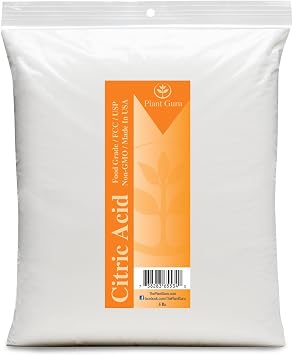 Citric Acid Powder 5 lbs. Bulk 100% Pure Food Grade, Kosher, Non-GMO, for Cooking, Baking, Cleaning, Bath Bomb and Soap Making.