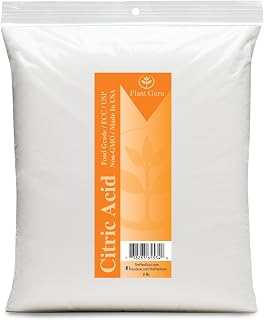 Citric Acid Powder 5 lbs. Bulk 100% Pure Food Grade, Kosher, Non-GMO, for Cooking, Baking, Cleaning, Bath Bomb and Soap Making.