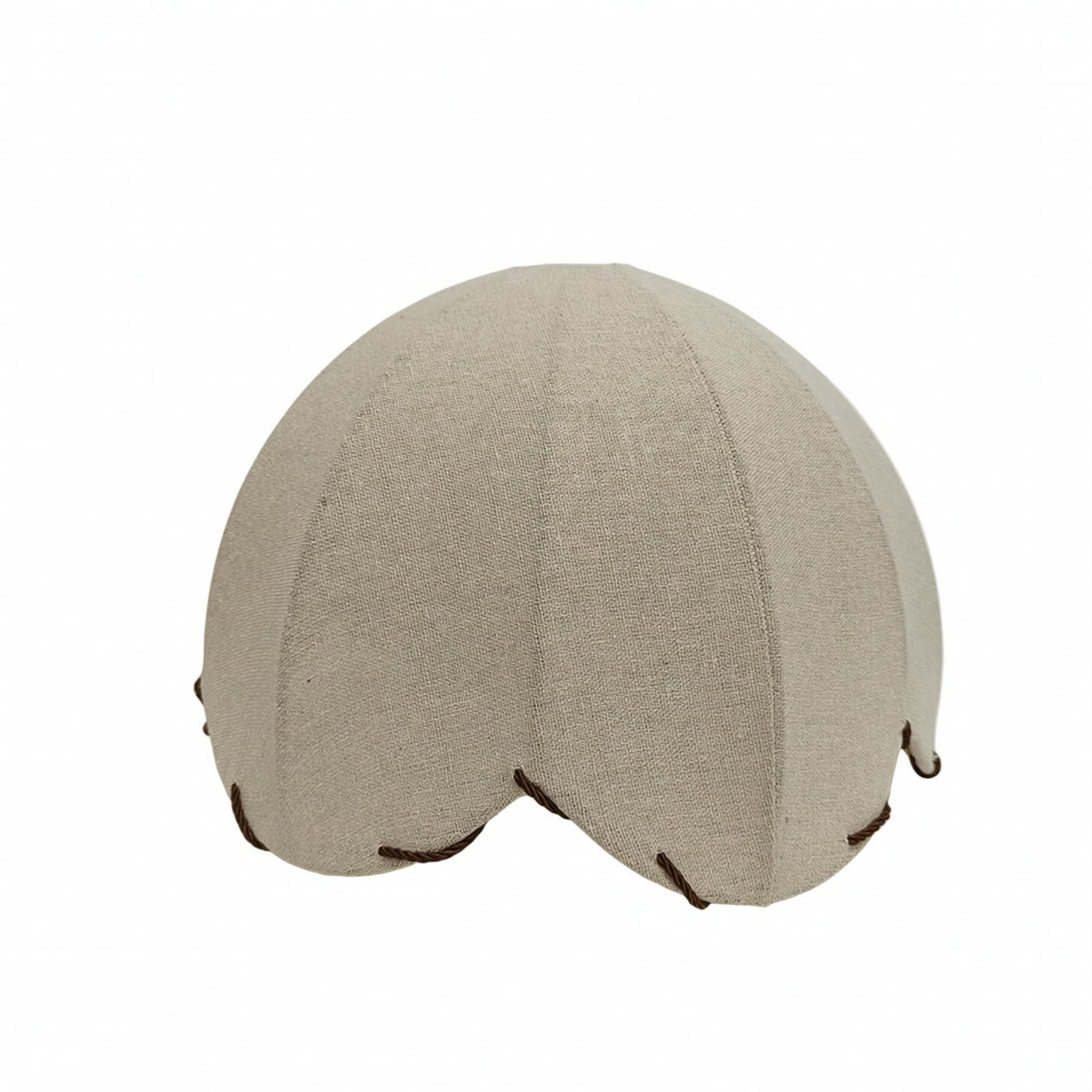 Pantalla con Casquillo E27 Textil Redonda, Pantalla Lámpara, Cálida, Iluminación, para Dormitorio, Pantalla Lino