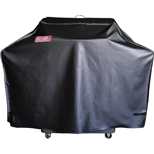 52" Heavy Duty Waterproof Gas grill cover fits Weber Char-Broil Coleman Gas Grill (52"x22"x40", black)
