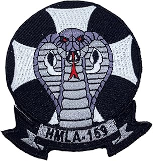 HMLA-169 VIPERS (Black/White/Gray) Patch â€“ With Hook and Loop