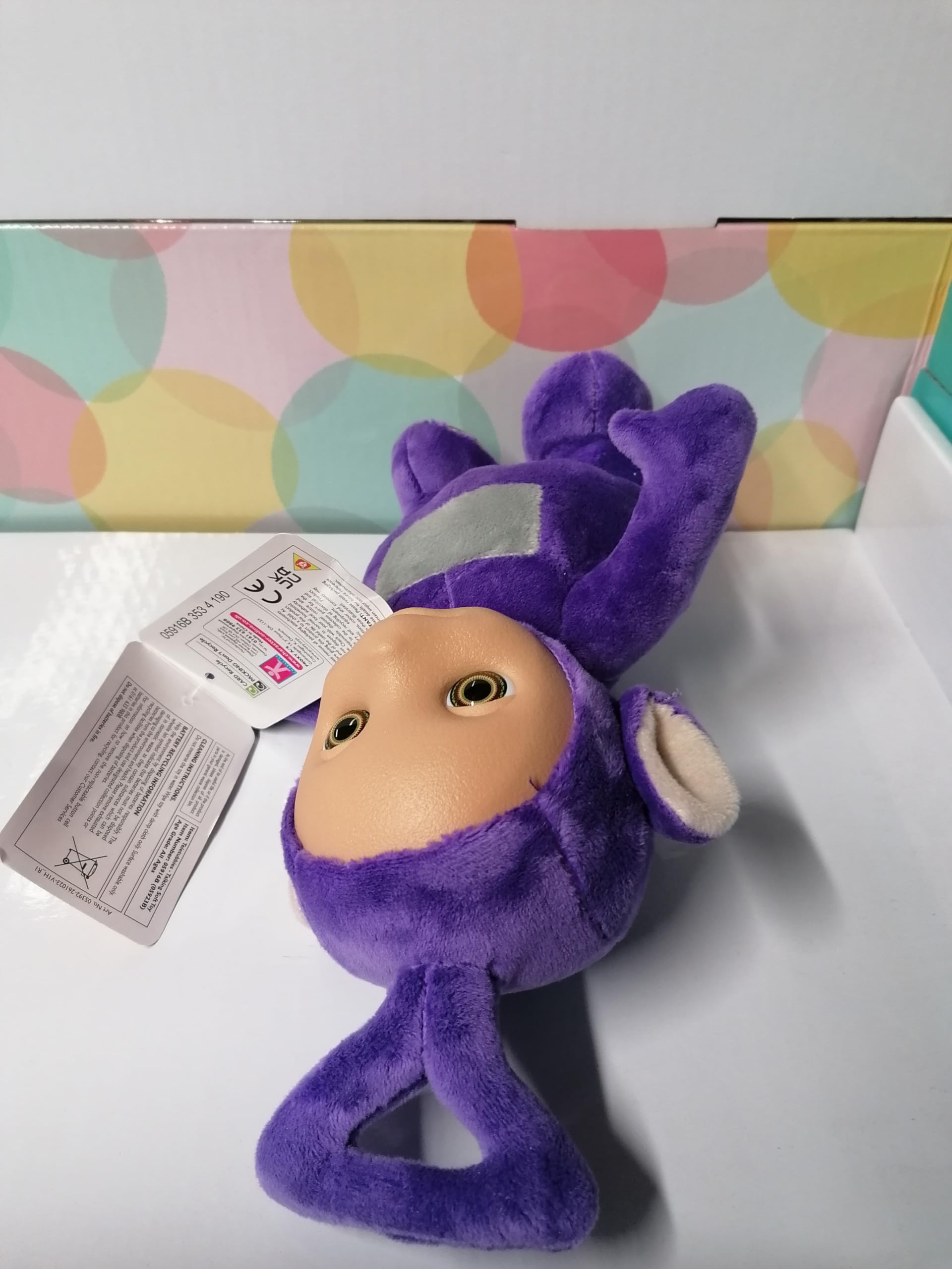 Teletubbies 8″ Talking Tinky Winky Plush Soft Toy : Amazon