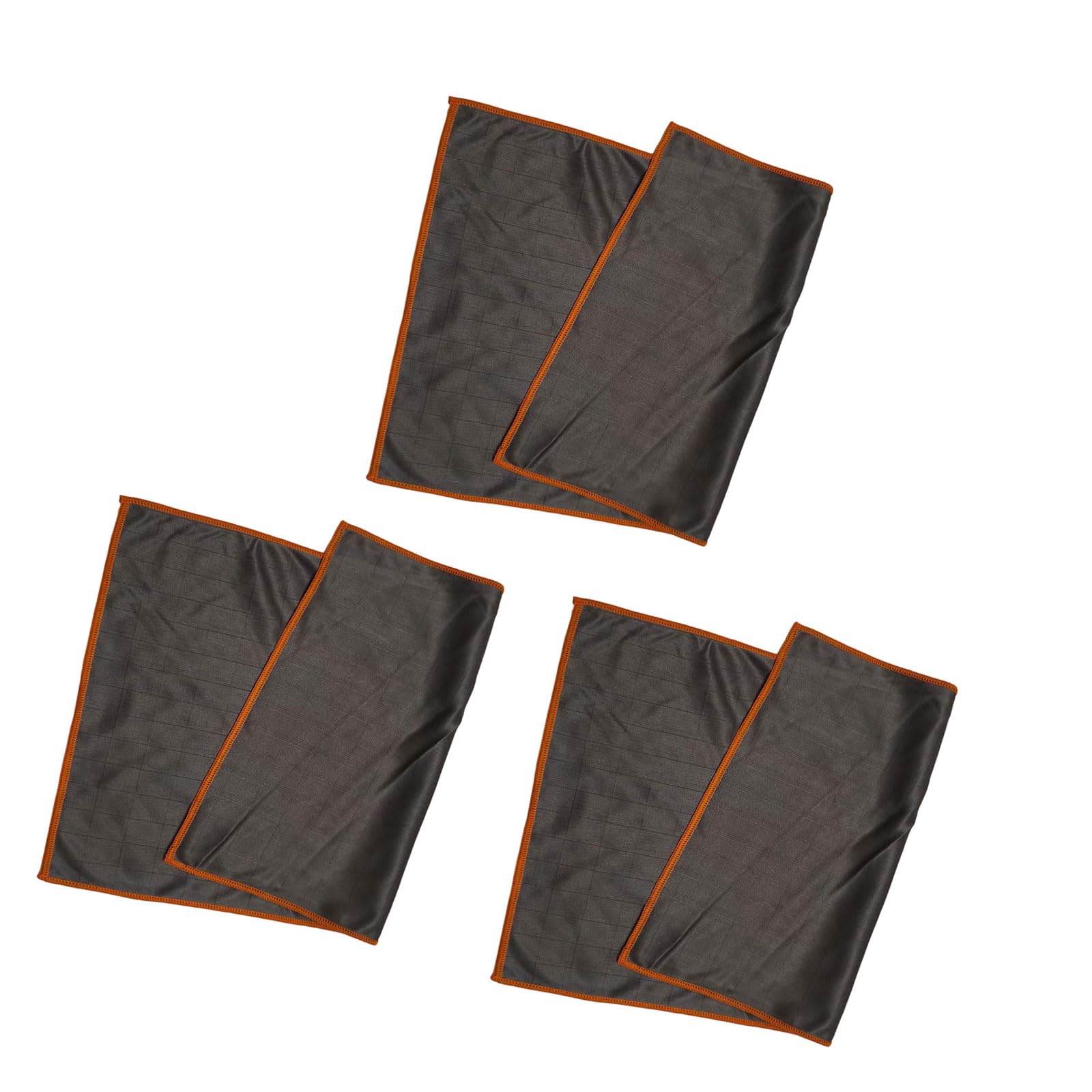 PURPLELILY Of 3 Without Streak Carbon Fiber Cleaning Towel Multipurpose Use on Automotive Window Countertops Polishing Cloth Not Scratch Microfiber Cloth