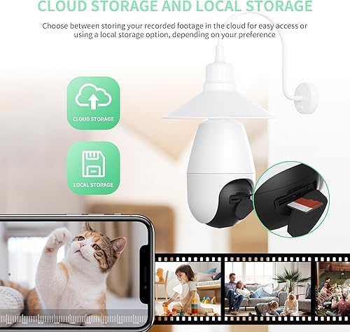 Miniatura 8 de EDSACE Cámara de seguridad PoE HD de 5 MP para exteriores cámara Ethernet con audio de 2 canales visión nocturna a color de 98 pies detección humana