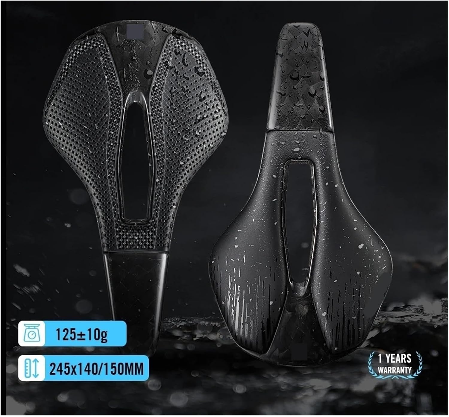3D Printed Full Carbon Bike Saddle EVA 245140mm 245150mm Oval 7x9mm MTB Racing Bicycle Cycling Parts