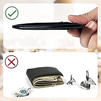 Vista 48 de Cartera Chelmon Slim RFID - Cartera de bolsillo frontal minimalista para tarjetas de crédito delgadas Negro carbón