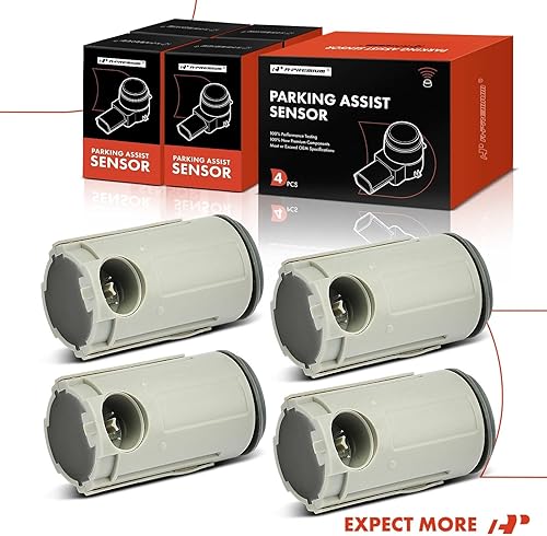 Miniatura 8 de A-Premium Sensor de asistencia de estacionamiento de respaldo inversa de 4 piezas compatible con modelos seleccionados de Mercedes-Benz - E300,