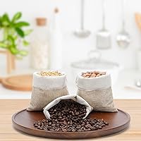 Vista 5 de Tapleap Bolsas de arpillera de 5 x 7 con cordón, 30 bolsas de regalo para envolver recuerdos de Pascua, manualidades, velas, recuerdos