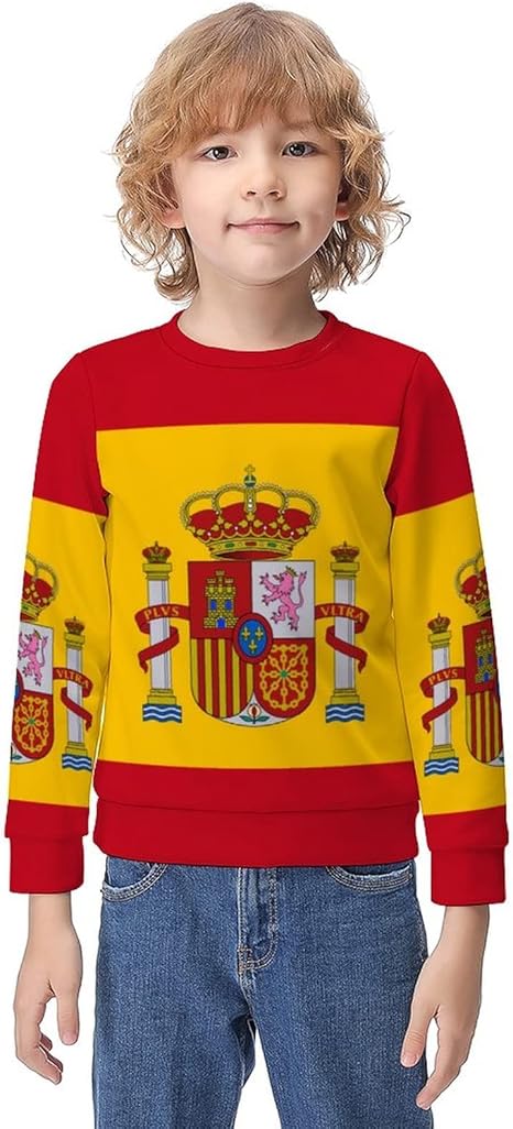 Amazon Co Jp 子供服 パーカー スペイン 国旗 トレーナー スウェットパーカー スウェットシャツ ジャケット プルオーバー キッズ スポーツ クルーネック ガールズ ボーイズ 男の子 女の子 長袖 キッズ ジュニア カジュアル かわいい 110 150cm ファッション Amazon Co Jp 子供服 パーカー スペイン 国旗 トレーナー スウェットパーカー スウェットシャツ ジャケット プルオーバー キッズ スポーツ クルーネック ガールズ ボーイズ 男の子 女の子 長袖 キッズ ジュニア カジュアル かわいい 110 150cm ファッション