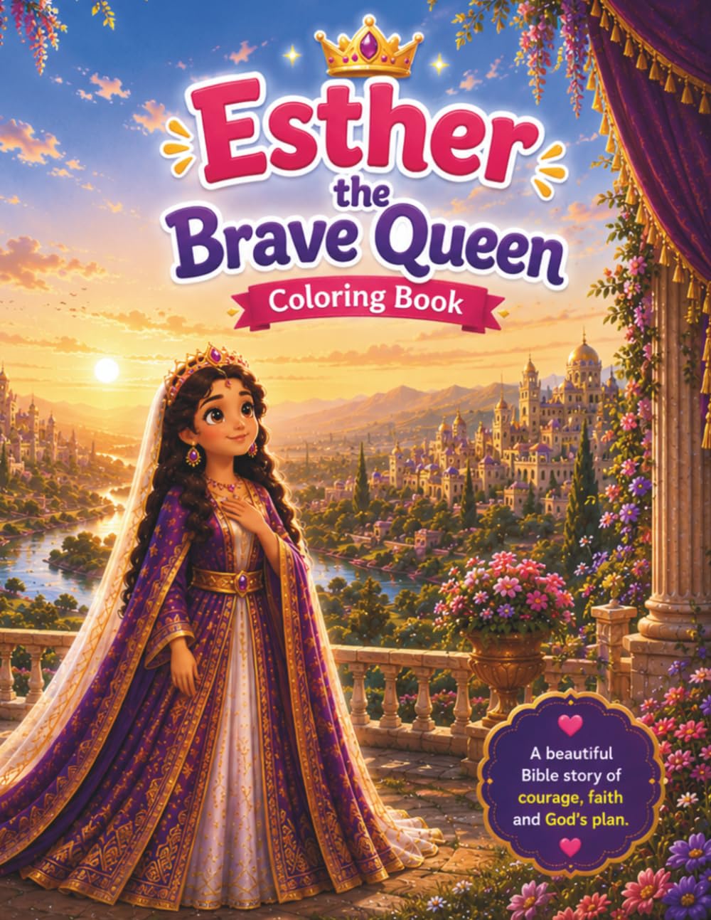 Esther the Brave Queen Coloring Book