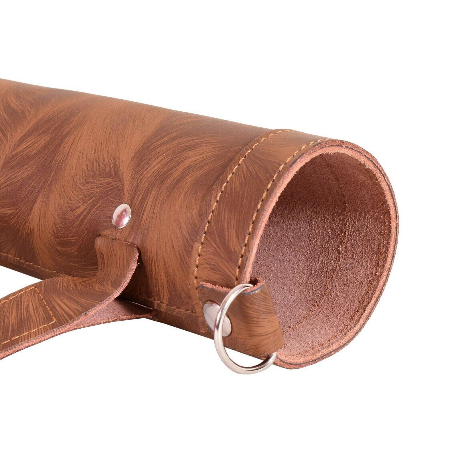 Leer Arrow Quiver - echt leder Arrow Holder - Jacht Schieten Boogschieten Quiver - Arrow Holder Quiver Bag Bow Arrow Holder schouderriem tas etui voor Hunting & Archery Sport,Right