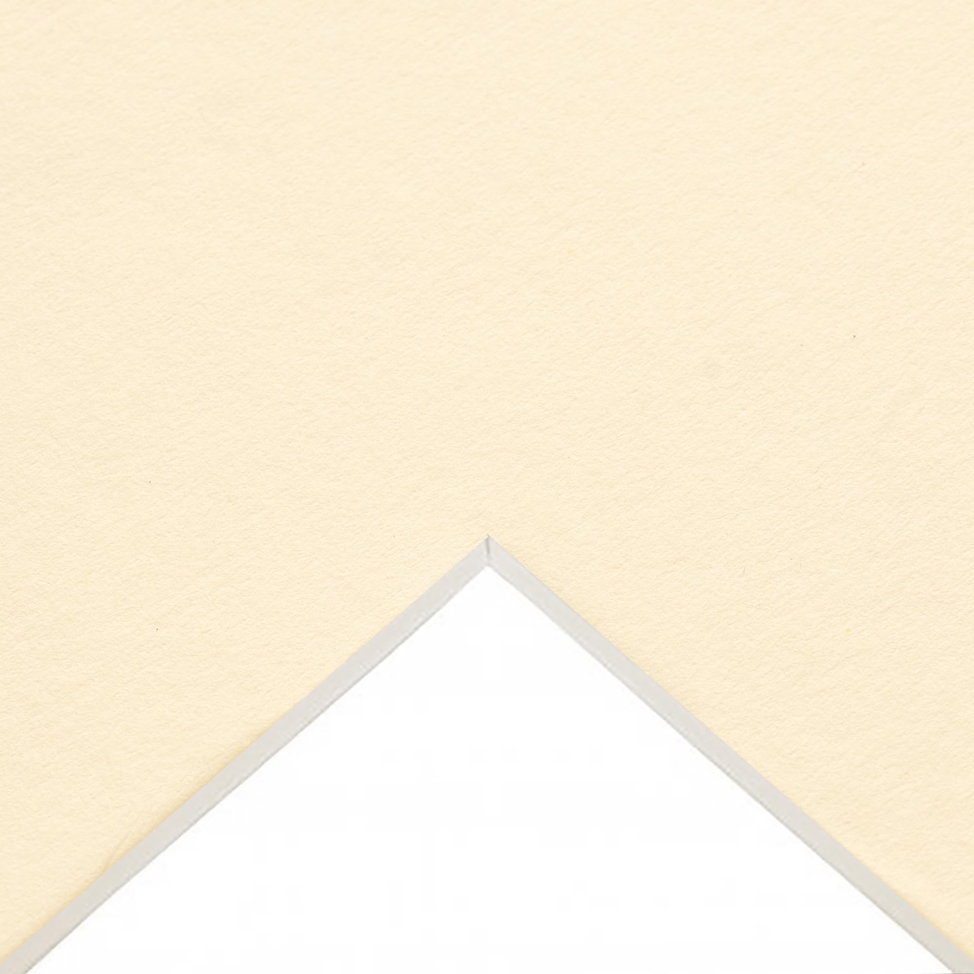 2 x A1 (23.4in x 33.1in/59.4cm x 84.1cm) Mount Board, 1450 Micron, Acid Free, Virgin Material, High Quality, 74 Colours to Choose from (Light Cream-B7)