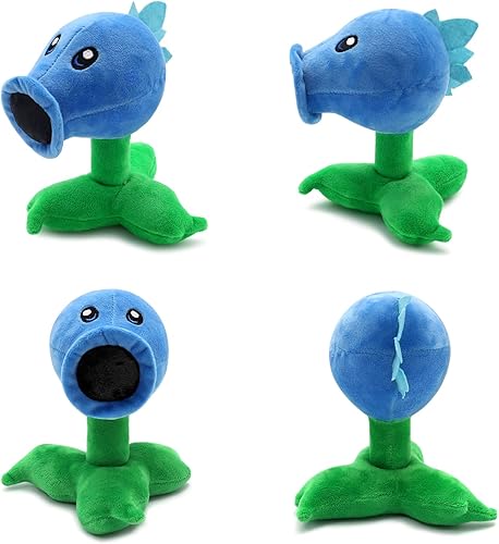 Miniatura 5 de Maikerry Juego de 14 piezas de peluche de plantas y zombies contra juguetes juguetes de peluche de PVZ muñeca de figura suave gran regalo de