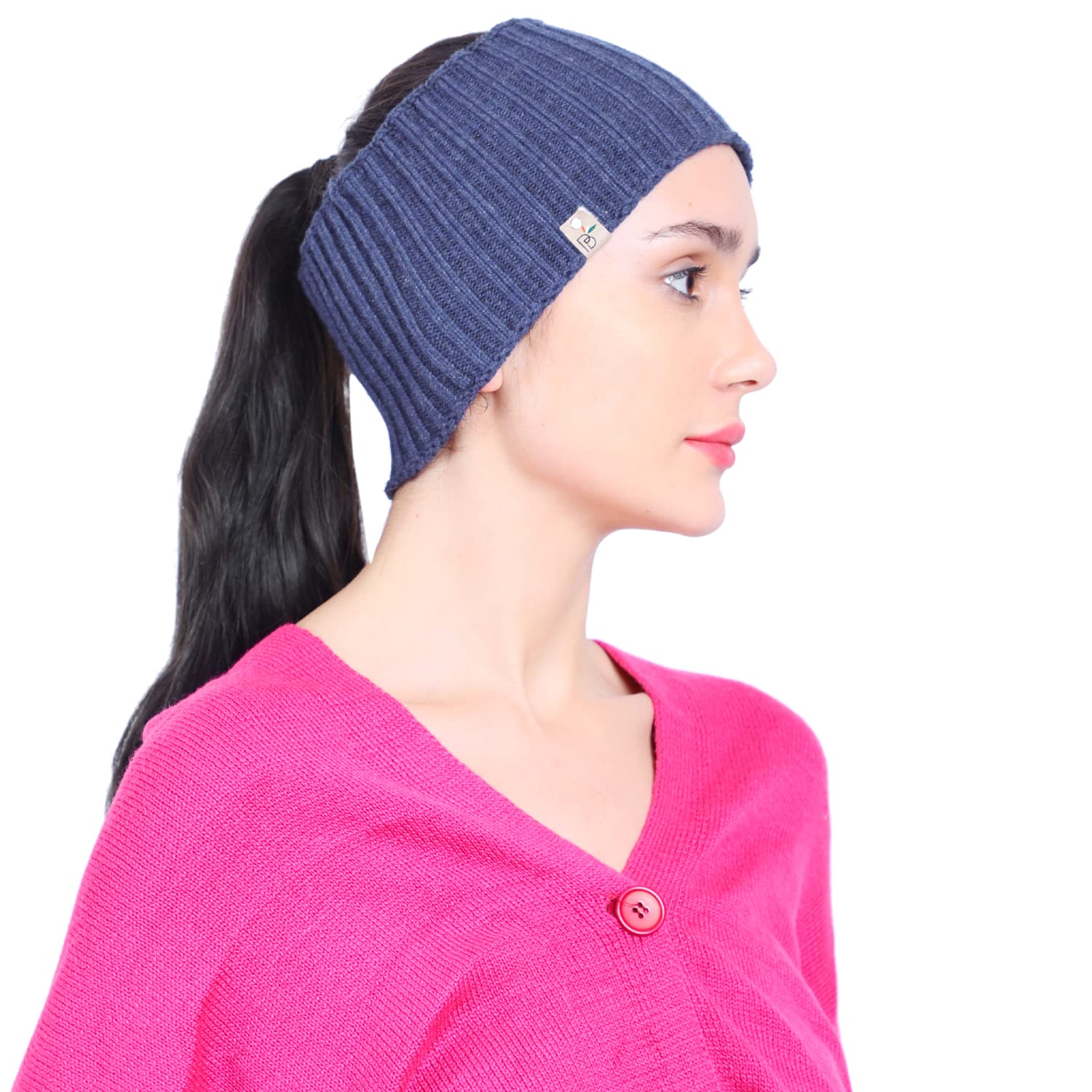 BHARATASYA Soft Mix Yarn Knitted Ski Warm Woolen Headband