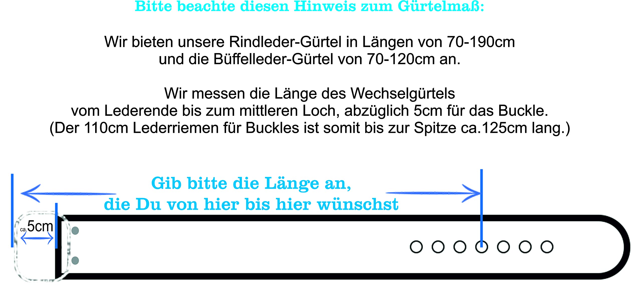 Wolfszeit Wechselgürtel Ivaldi aus braunem Büffelleder für Buckles in USED LOOK (WEA)