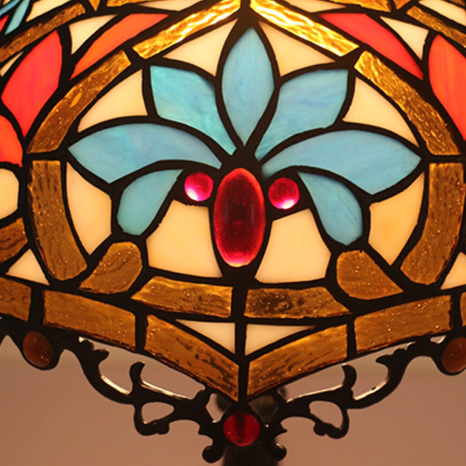 Vintage Tiffany Tischlampe 12 Zoll Barock Buntglas Schreibtischlampe Handgemachter Lampenschirm Gemütliches Art Deco Nachtlicht Schlafzimmer Leselicht Needed