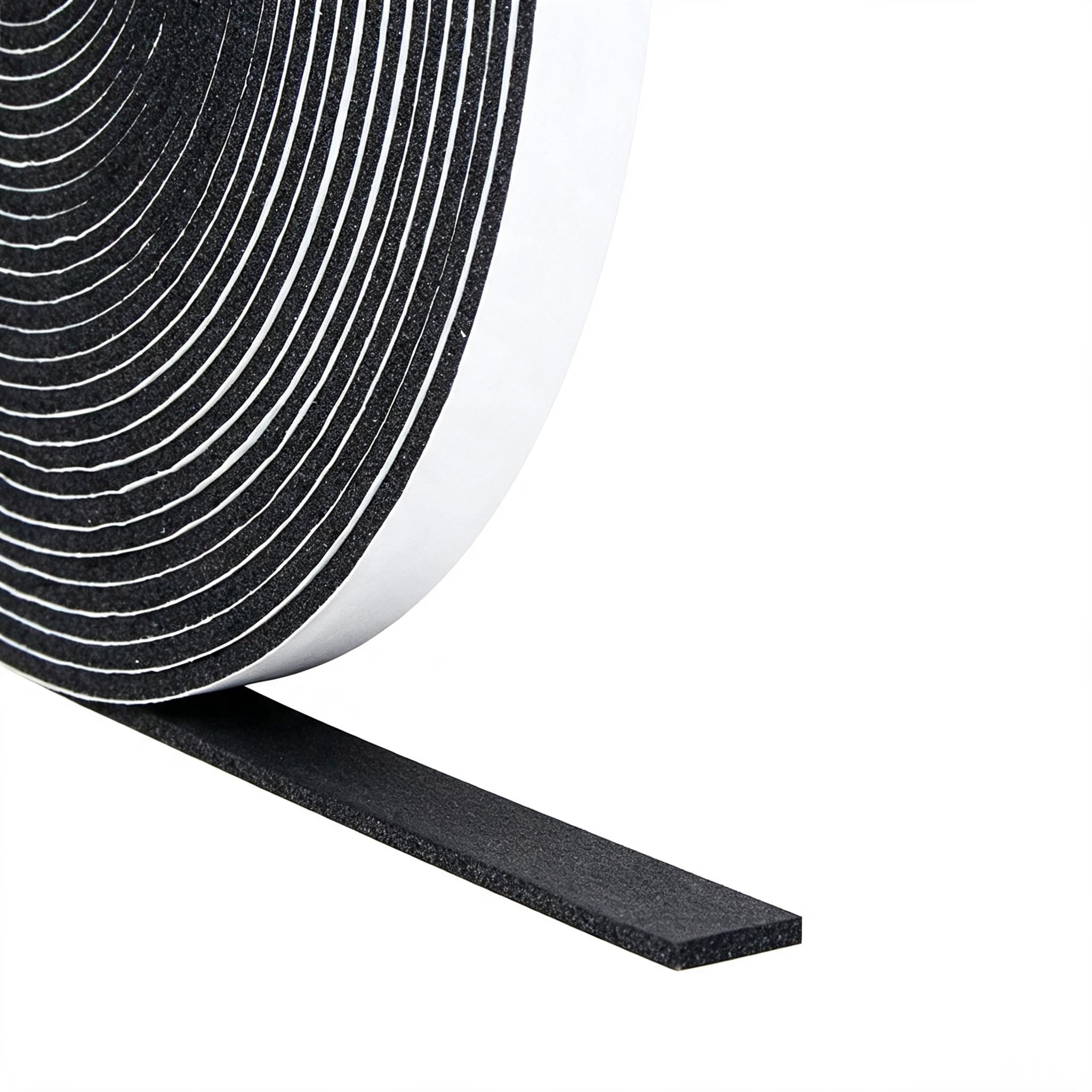 DGSL Foam Weather Stripping, 1/2" x1/8", 49.5Ft Door Window Seal Tape